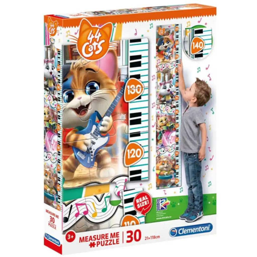 44 csacska macska fali mérce 30 db-os puzzle - Clementoni kép 1
