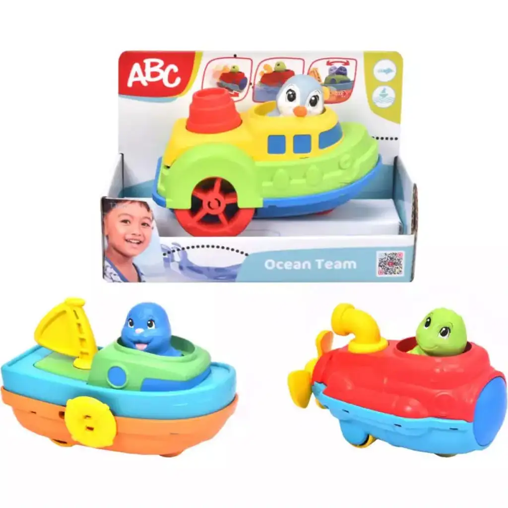 ABC Ocean Team Hajó fürdőjáték állatokkal többféle változatban - Simba Toys kép 1