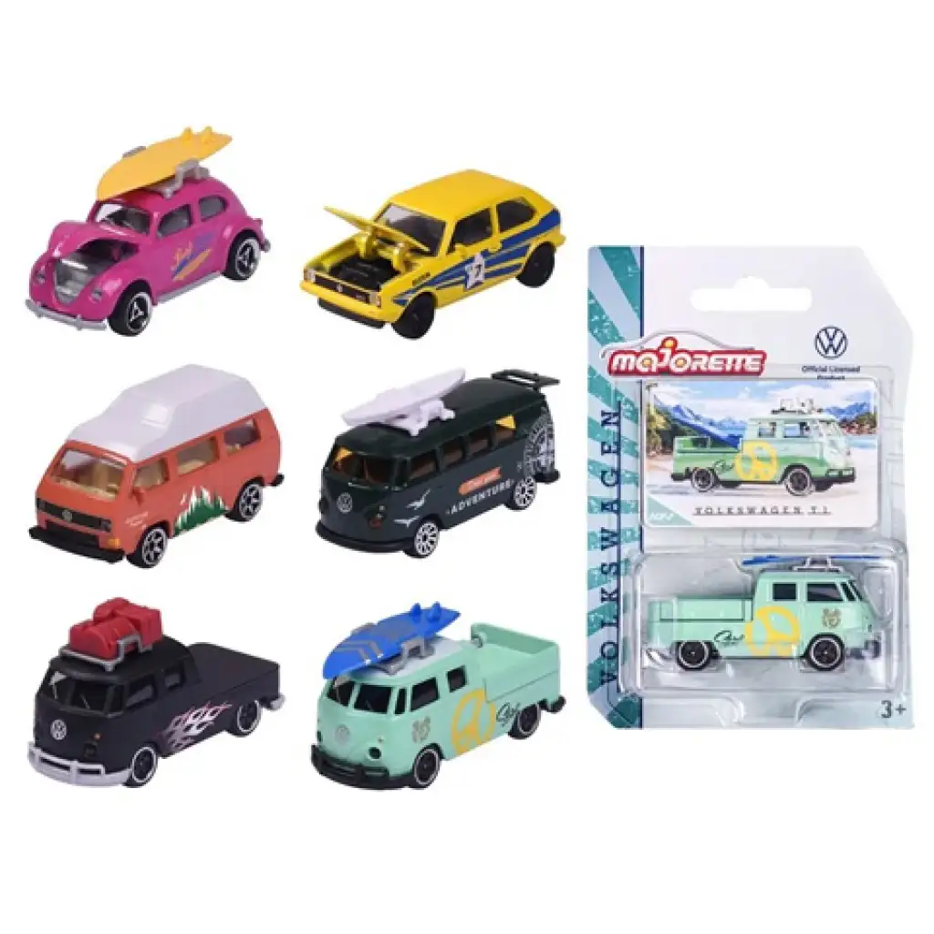 Simba Majorette: Prémium Volkswagen fém autómodell többféle változatban 1/64 - Simba Toys kép 1