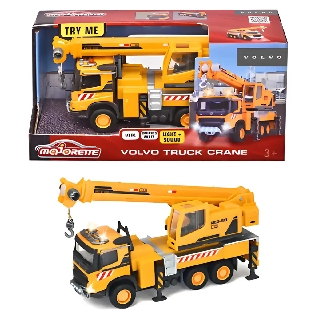Majorette: Volvo darus teherautó fénnyel és hanggal 22 cm - Simba Toys kép 1