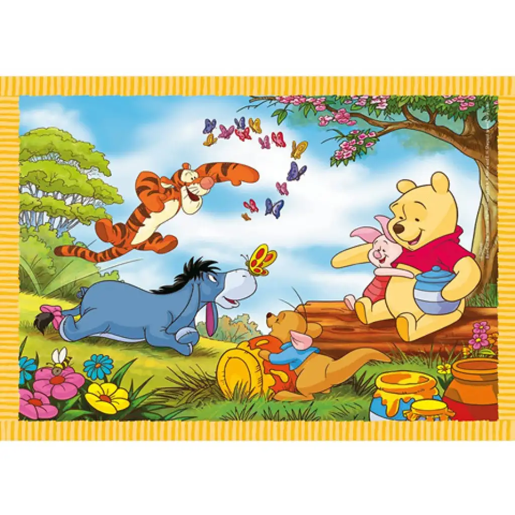 Micimackó 4 az 1-ben puzzle - Clementoni kép 2