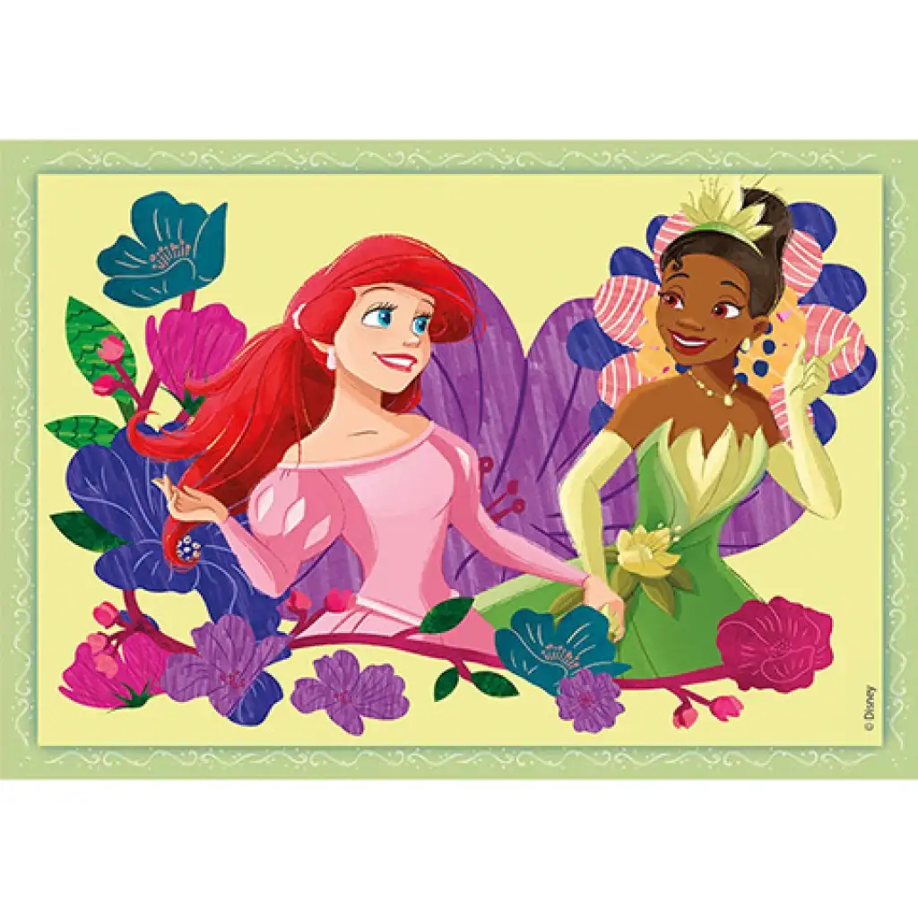 Disney hercegnők 4 az 1-ben puzzle - Clementoni kép 2
