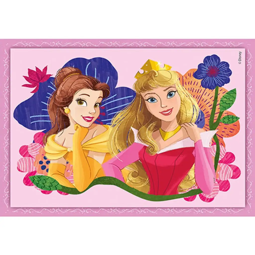 Disney hercegnők 4 az 1-ben puzzle - Clementoni kép 3