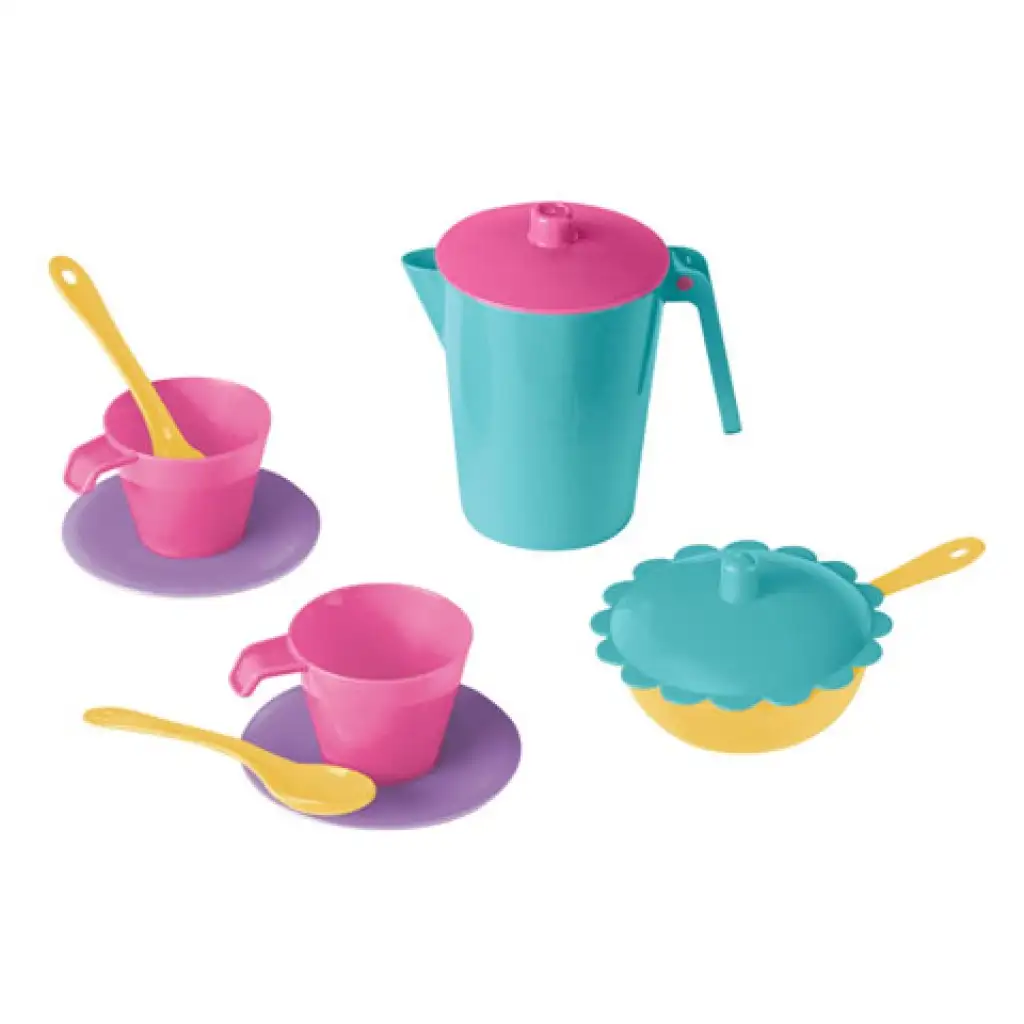 Coffe Time rózsaszín kávés készlet 2 db bögrével - Wader kép 1