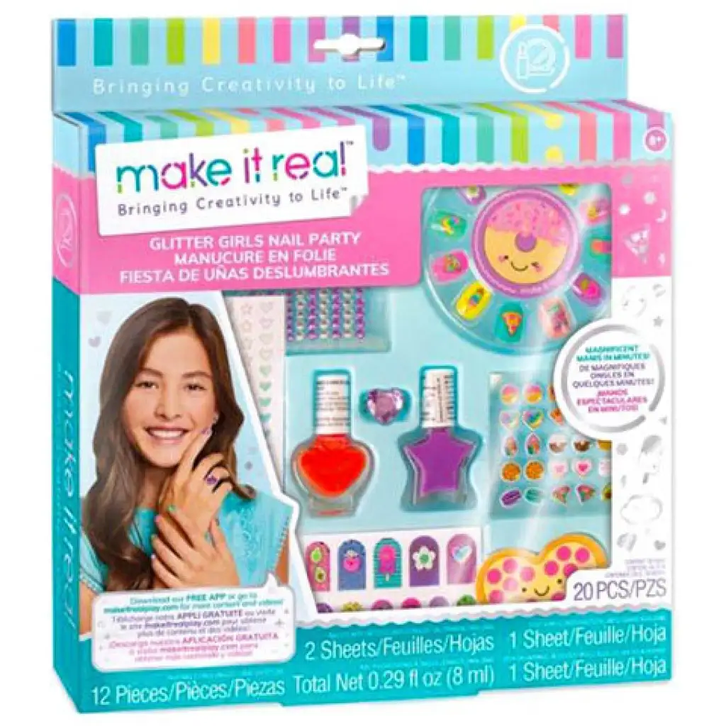 Make it Real: Szépség szett csillogós körmökkel kép 1