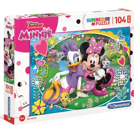 Minnie és Daisy 104 db-os maxi puzzle - Clementoni kép 1