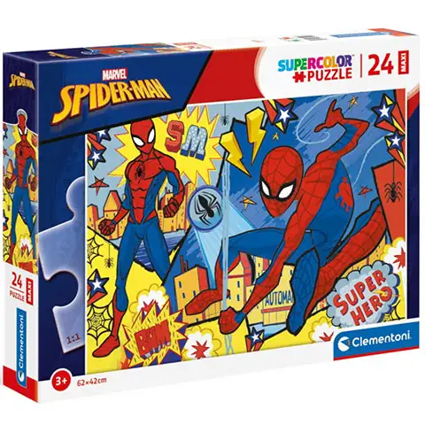Marvel: Pókember Supercolor Maxi puzzle 24db-os - Clementoni kép 1
