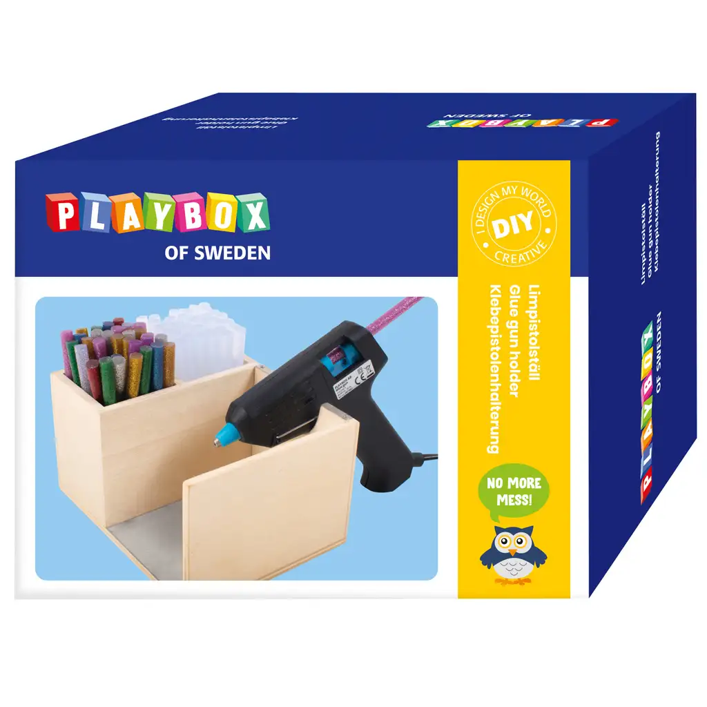 PlayBox: Fa ragasztópisztoly tartó állvány 14,5x11cm kép 1