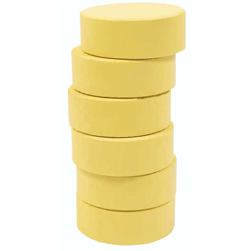 PlayBox: Világos citromsárga vízfesték utántöltő korong 44mm 1db kép 1