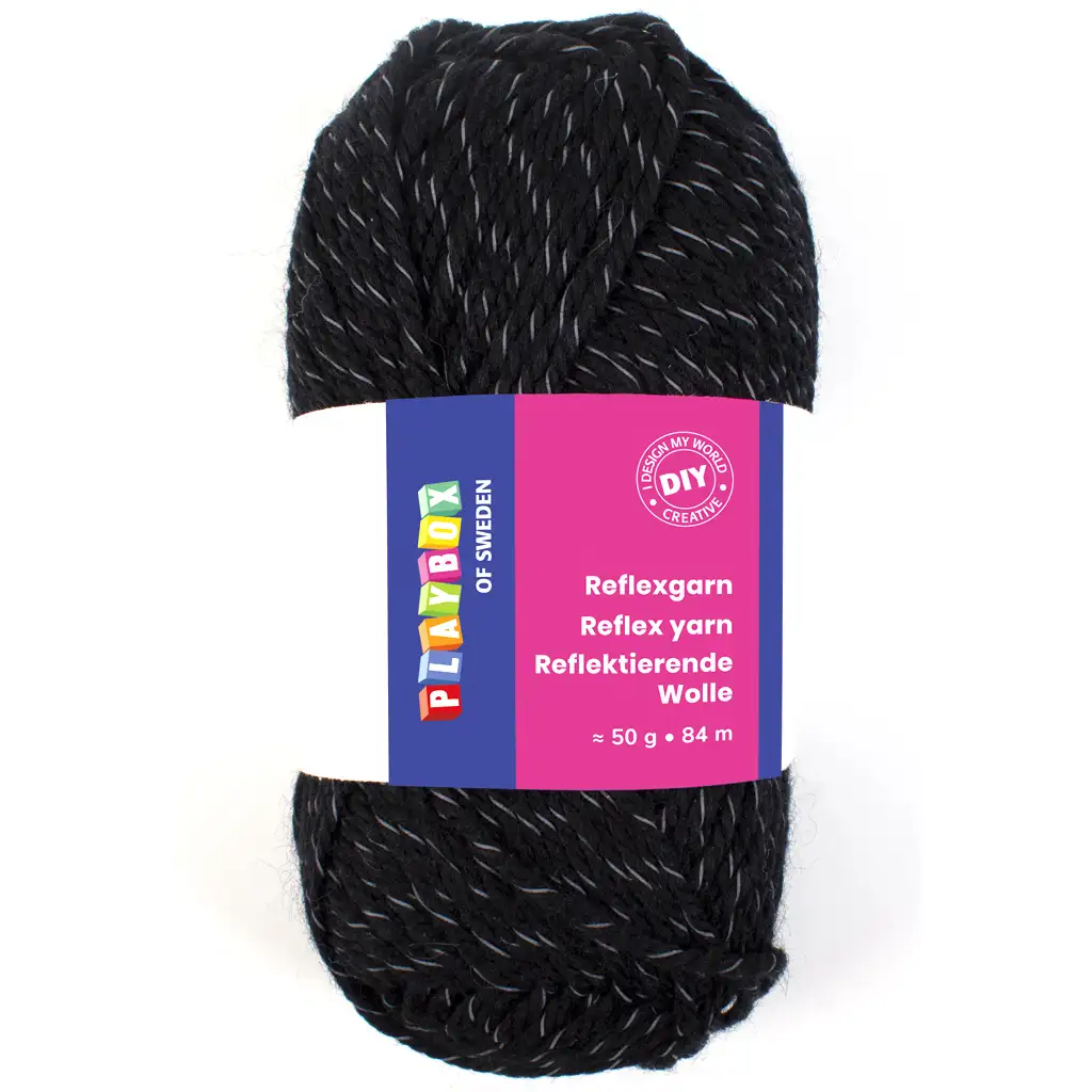 PlayBox: Fekete kötőfonal 50gr kép 1