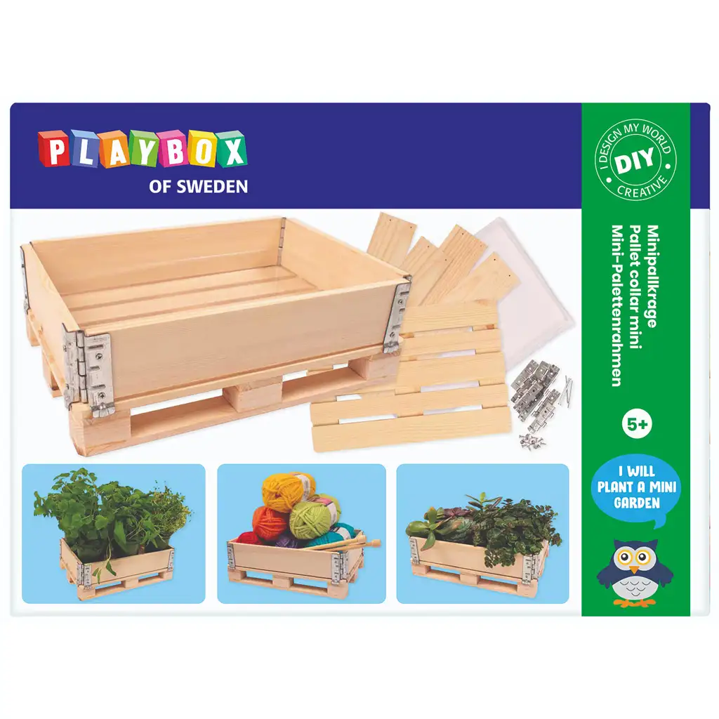 PlayBox: Raklap láda fából 18x28x8,65cm kép 1