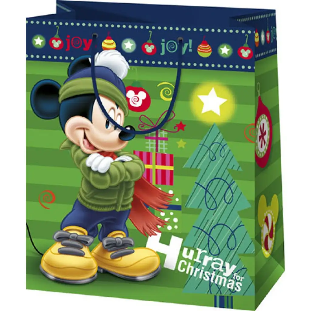 Mickey egér exkluzív közepes méretű ajándéktáska 18x10x23cm kép 1