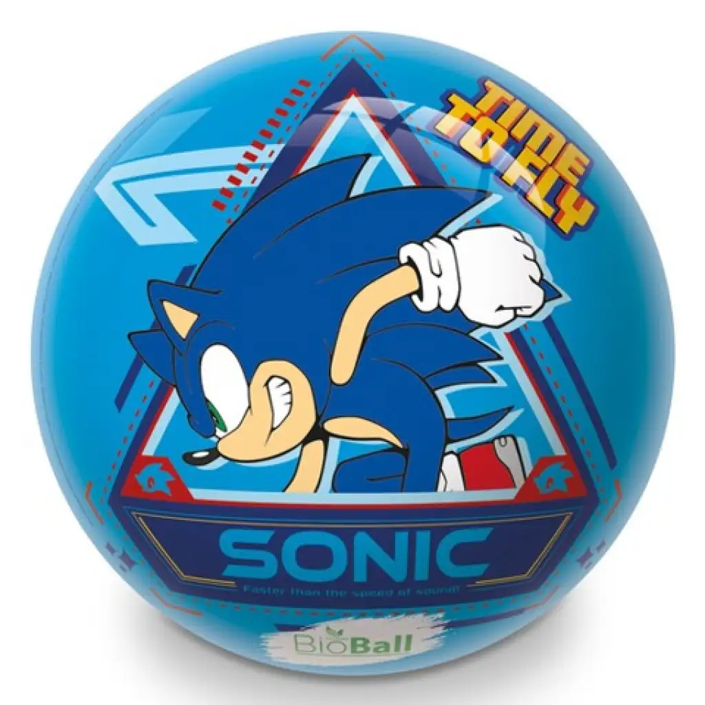 Sonic kék BioBall gumilabda 23cm - Mondo Toys kép 2