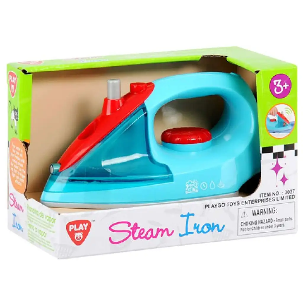 Playgo: Kék színű játék vasaló hanggal kép 1