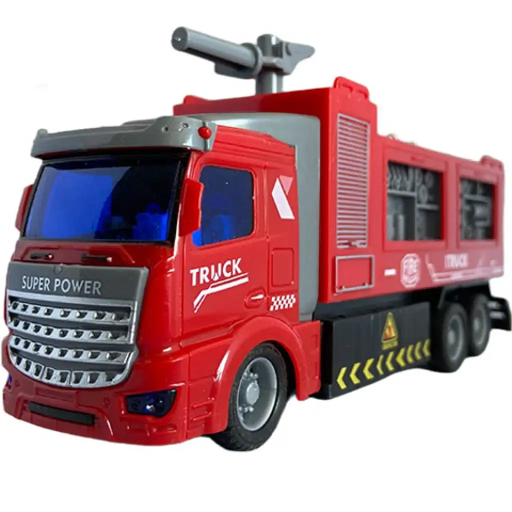 RC Távirányítós tűzoltó autó fényeffektekkel 1/48-as méretarányban 19cm kép 4