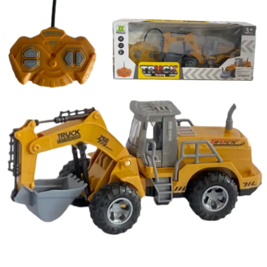 RC távirányítós markoló fénnyel 27MHz 1/48 20cm kép 1