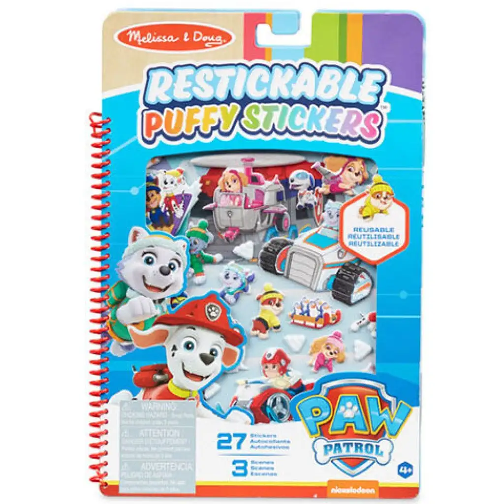 Melissa & Doug: Mancs őrjárat Jake hegye pufi matricás füzet kép 1