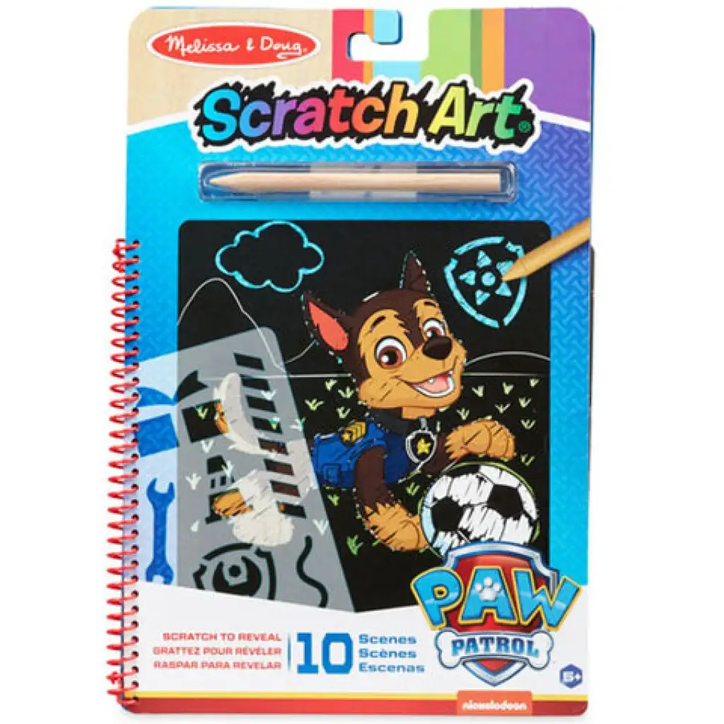 Melissa & Doug: Mancs őrjárat Chase képkarc kreatív játék kép 1
