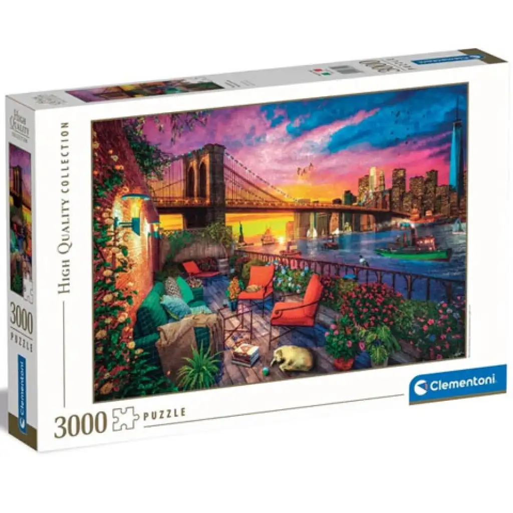 Naplemente Manhattanben HQC puzzle 3000db-os - Clementoni kép 1