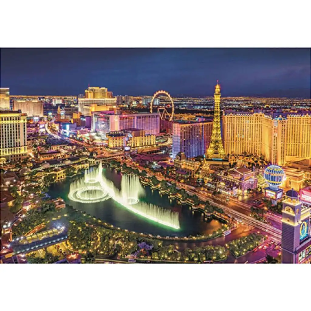 Las Vegas, Amerikai Egyesült Államok HQC puzzle 6000db-os - Clementoni kép 2