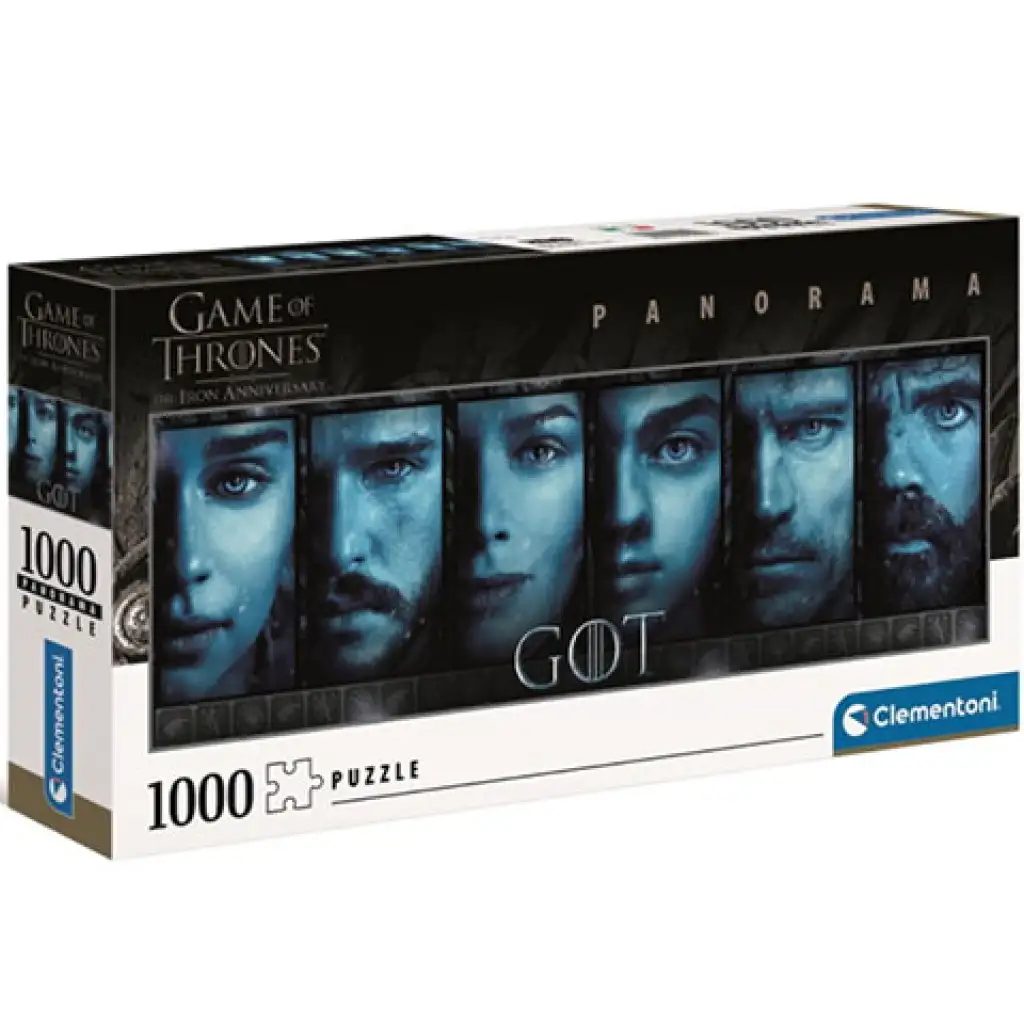 Trónok harca panoráma puzzle 1000db-os - Clementoni kép 1