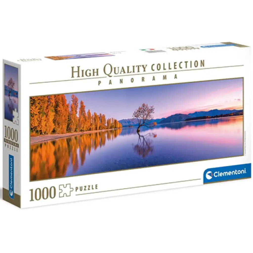Wanaka tó, Új-Zéland HQC 1000db-os panoráma puzzle - Clementoni kép 1