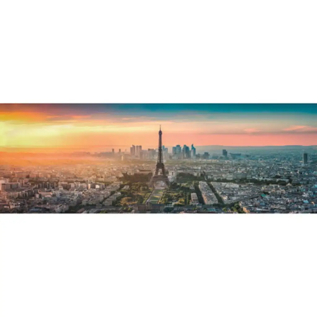 Párizsi látkép HQC 1000 db-os Panoráma puzzle - Clementoni kép 2