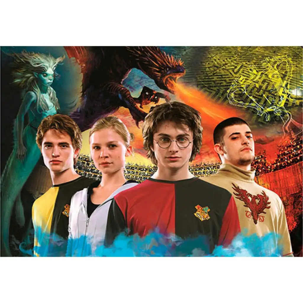 Harry Potter és a Trimágus kupa versenyzői 1000db-os puzzle - Clementoni kép 2