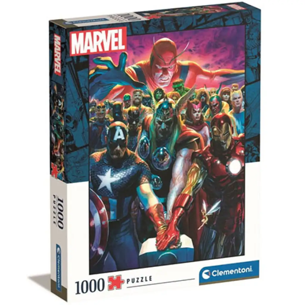 Marvel: A Bosszúállók csoportkép 1000db-os puzzle - Clementoni kép 1