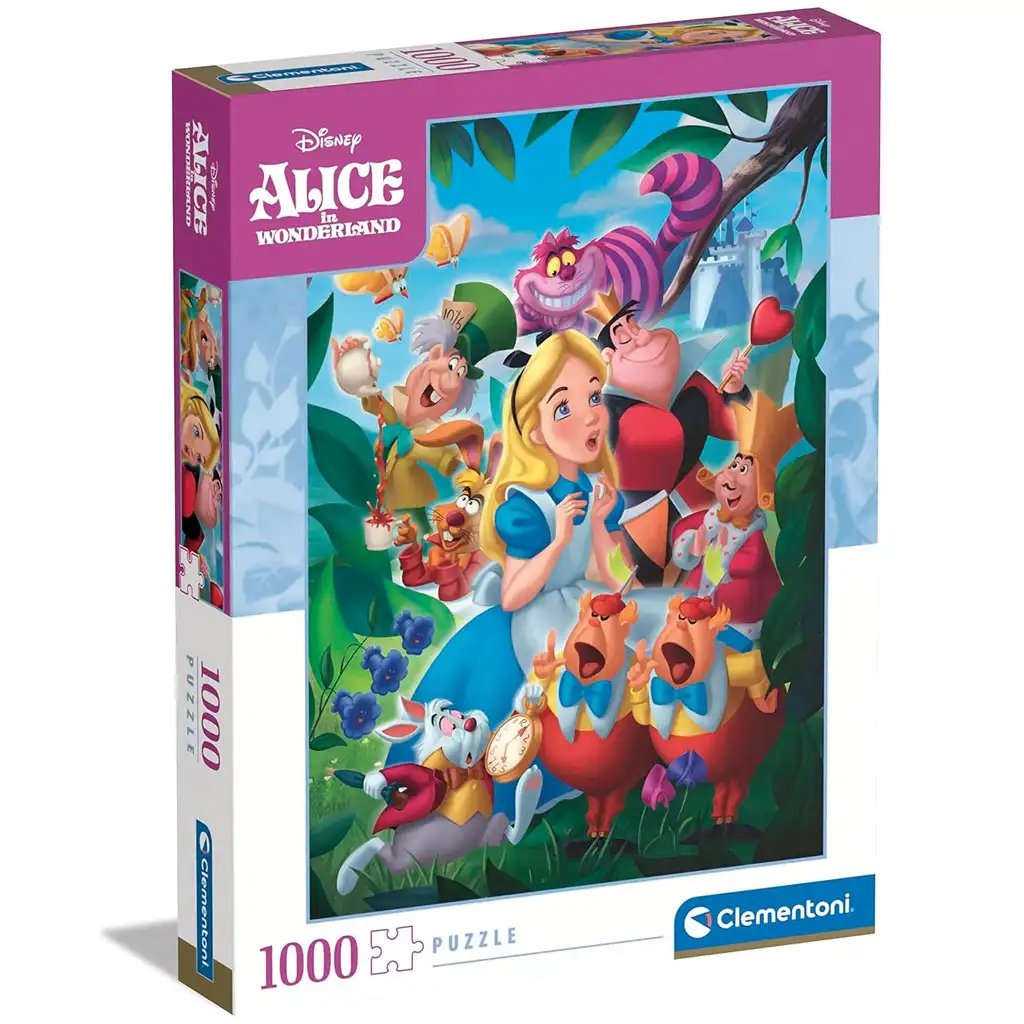 Disney: Alíz csodaországban 1000 db-os puzzle - Clementoni kép 1