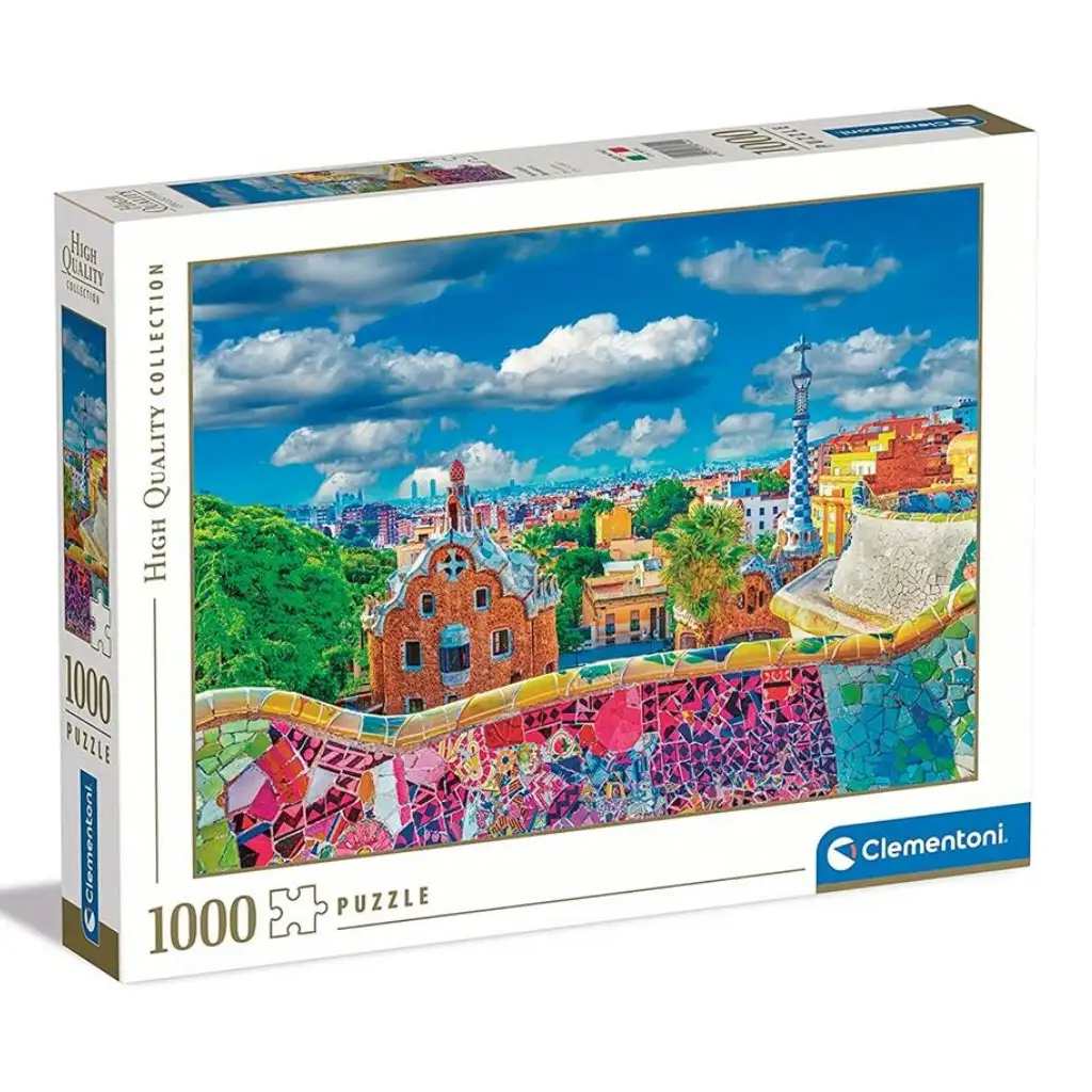 Barcelona - Güell park 1000db-os puzzle - Clementoni kép 1