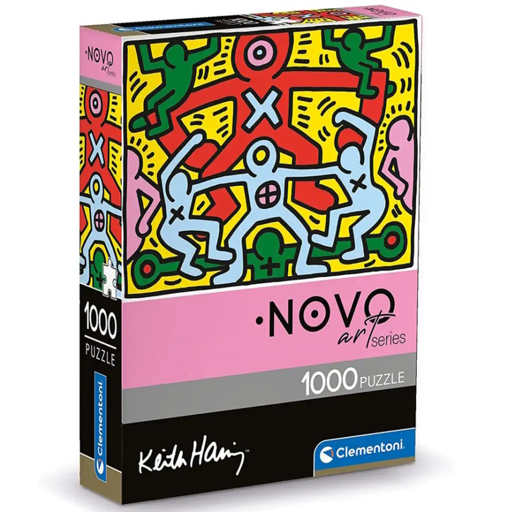 Novo Art: Keith Haring - Cím nélküli festmény 1000 db-os puzzle - Clementoni kép 1
