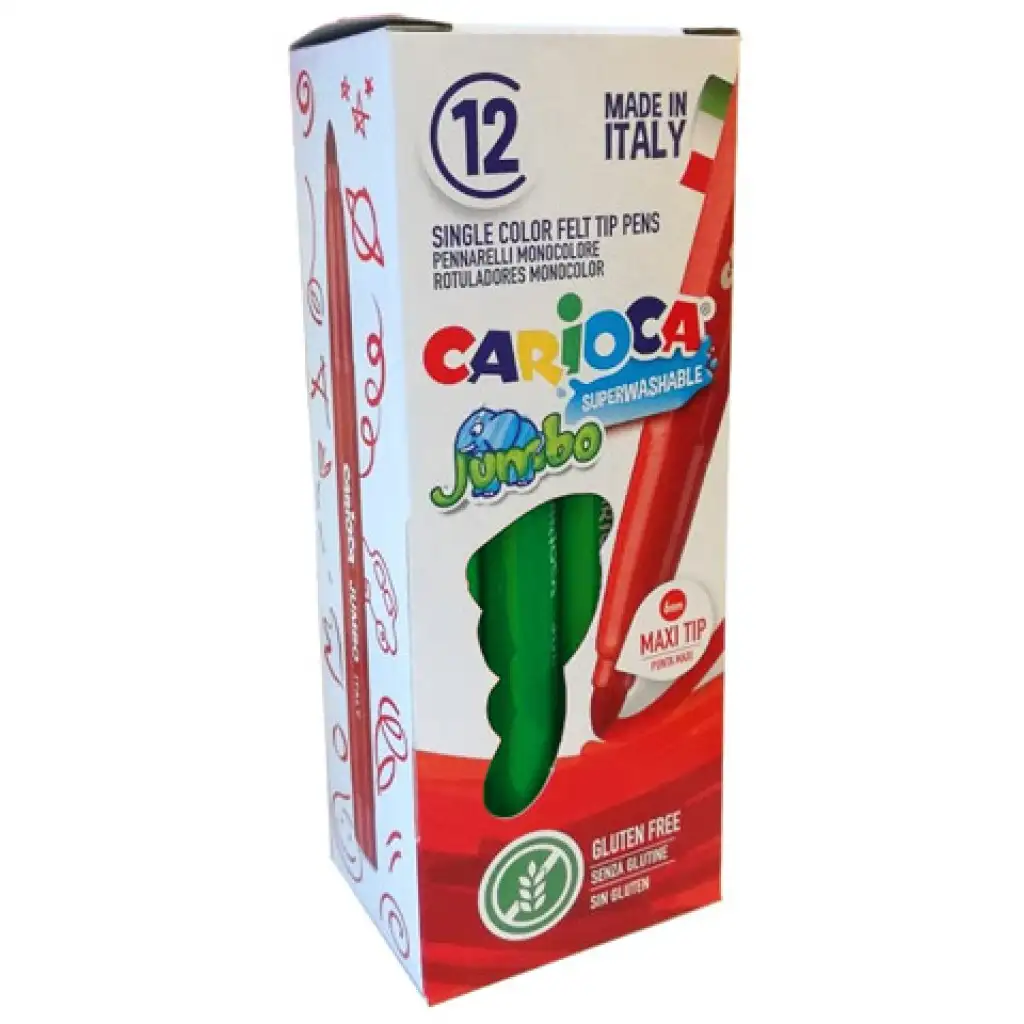 Jumbo zöld filctoll 1 db - Carioca kép 1
