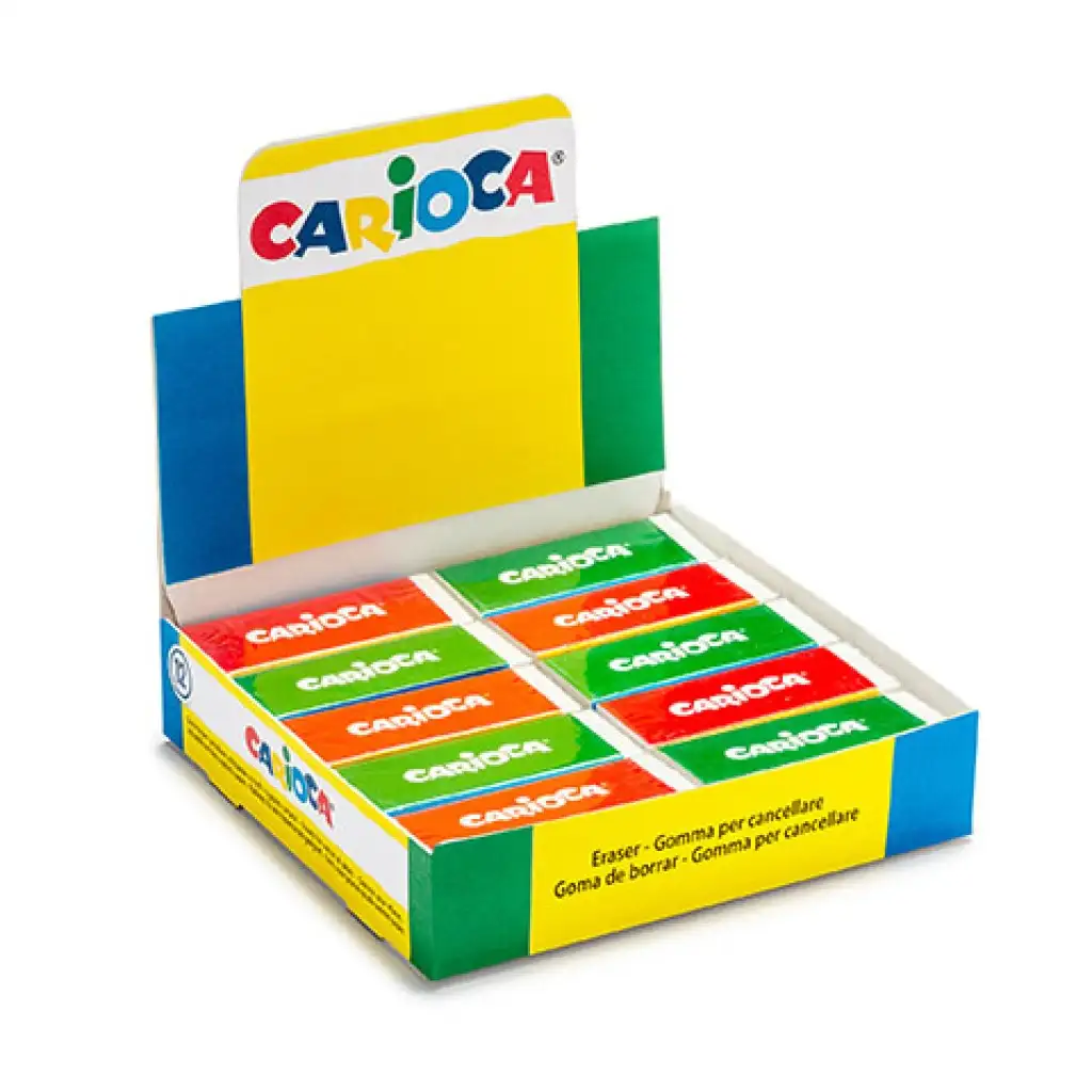 Négyzetes radír 1 db - Carioca kép 1