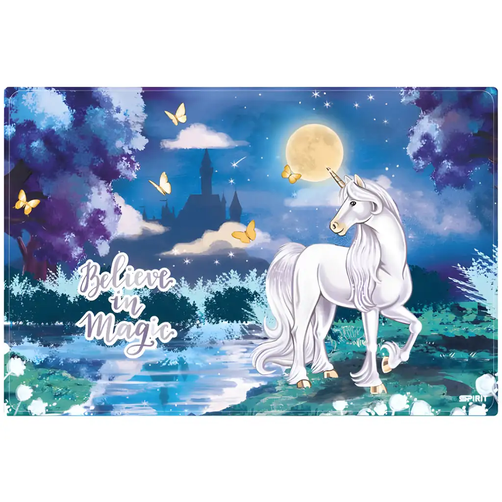 Spirit: Believe in Magic unikornisos asztali könyöklő 60x40cm kép 1