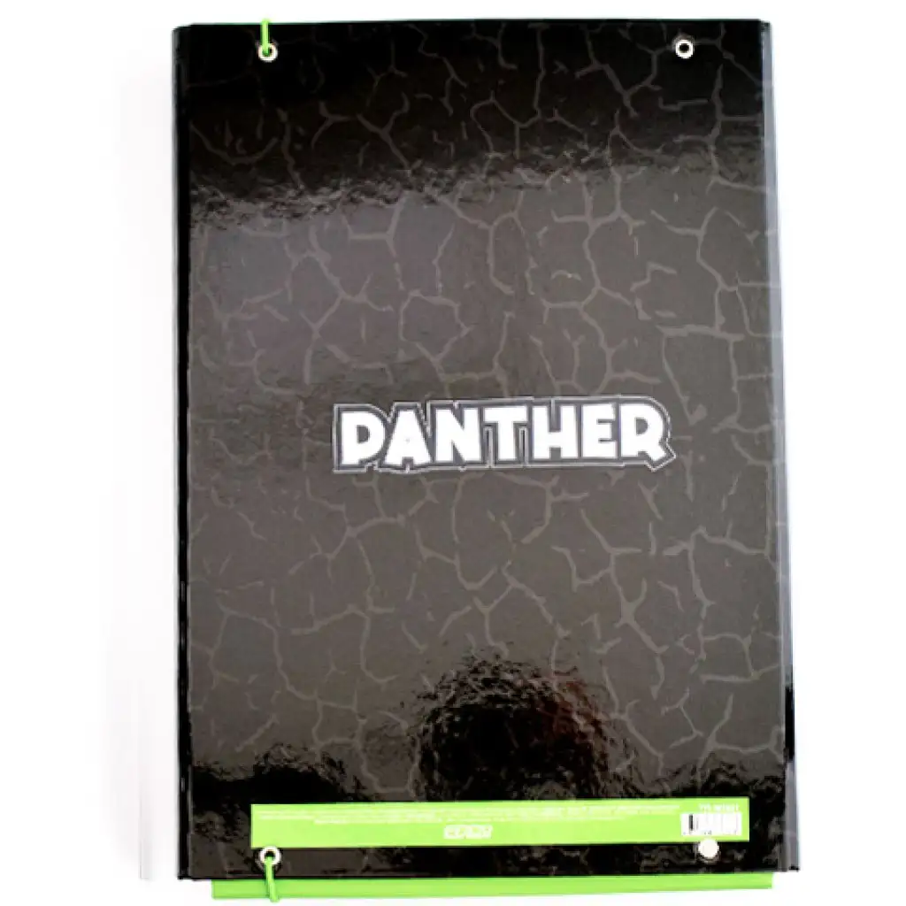 Spirit: Panther fekete párduc mintás gumis füzetbox A/4-es méretben kép 2