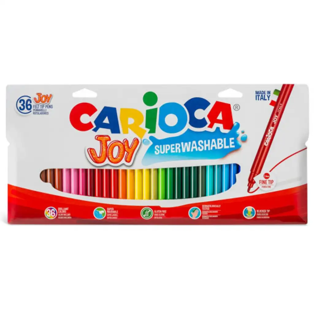 Vékony filctollszett 36db - Carioca kép 1