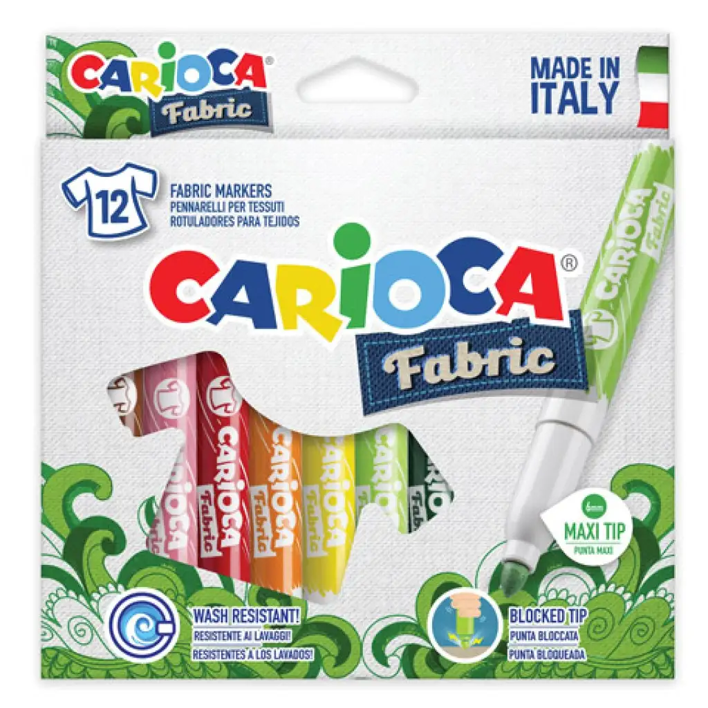 Textilfilc szett 12db - Carioca kép 1