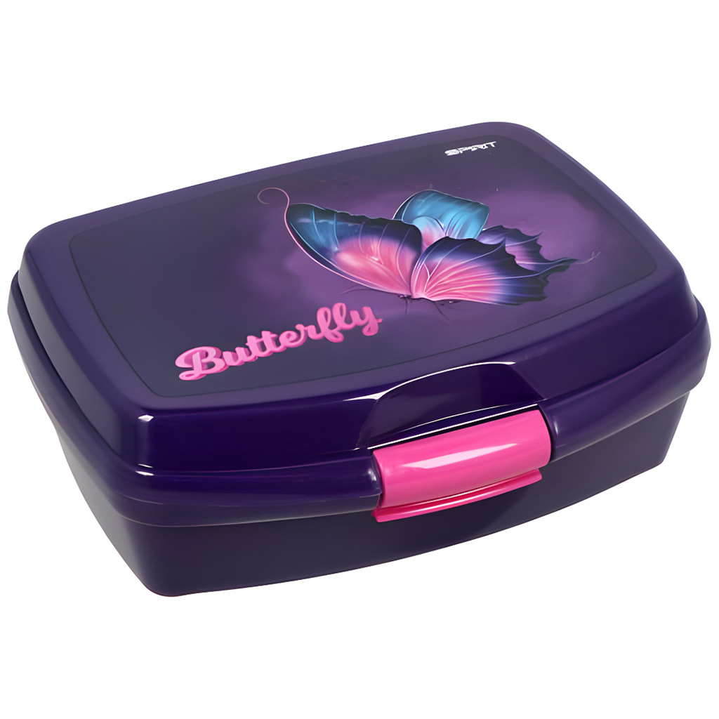Spirit: Butterfly pillangós uzsonnás doboz 550ml 16,8x13,5x6,5cm kép 1