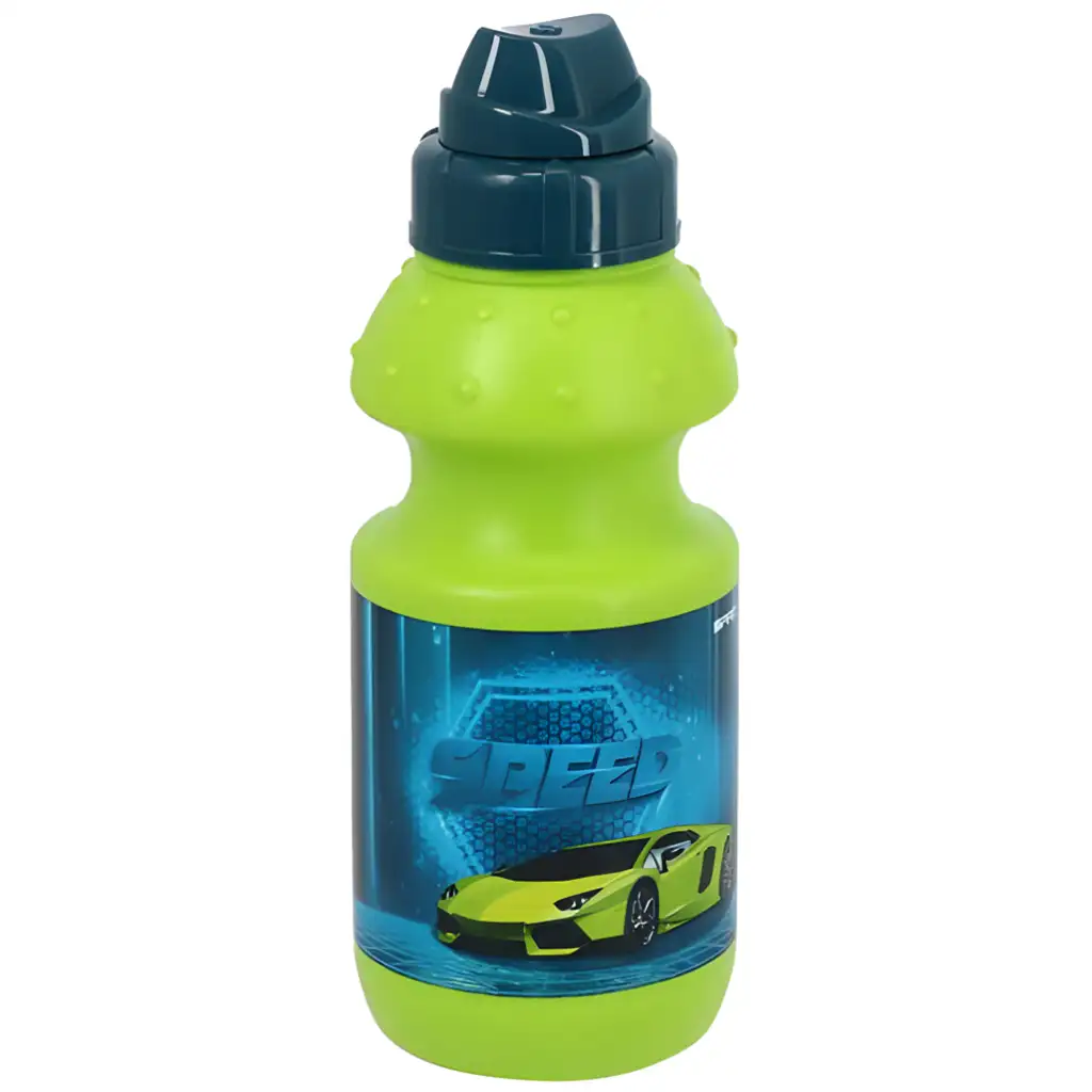 Spirit: Speed Car neon zöld kulacs 350ml kép 1