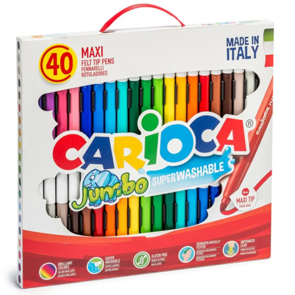 Jumbo filctollszett 40db - Carioca kép 2