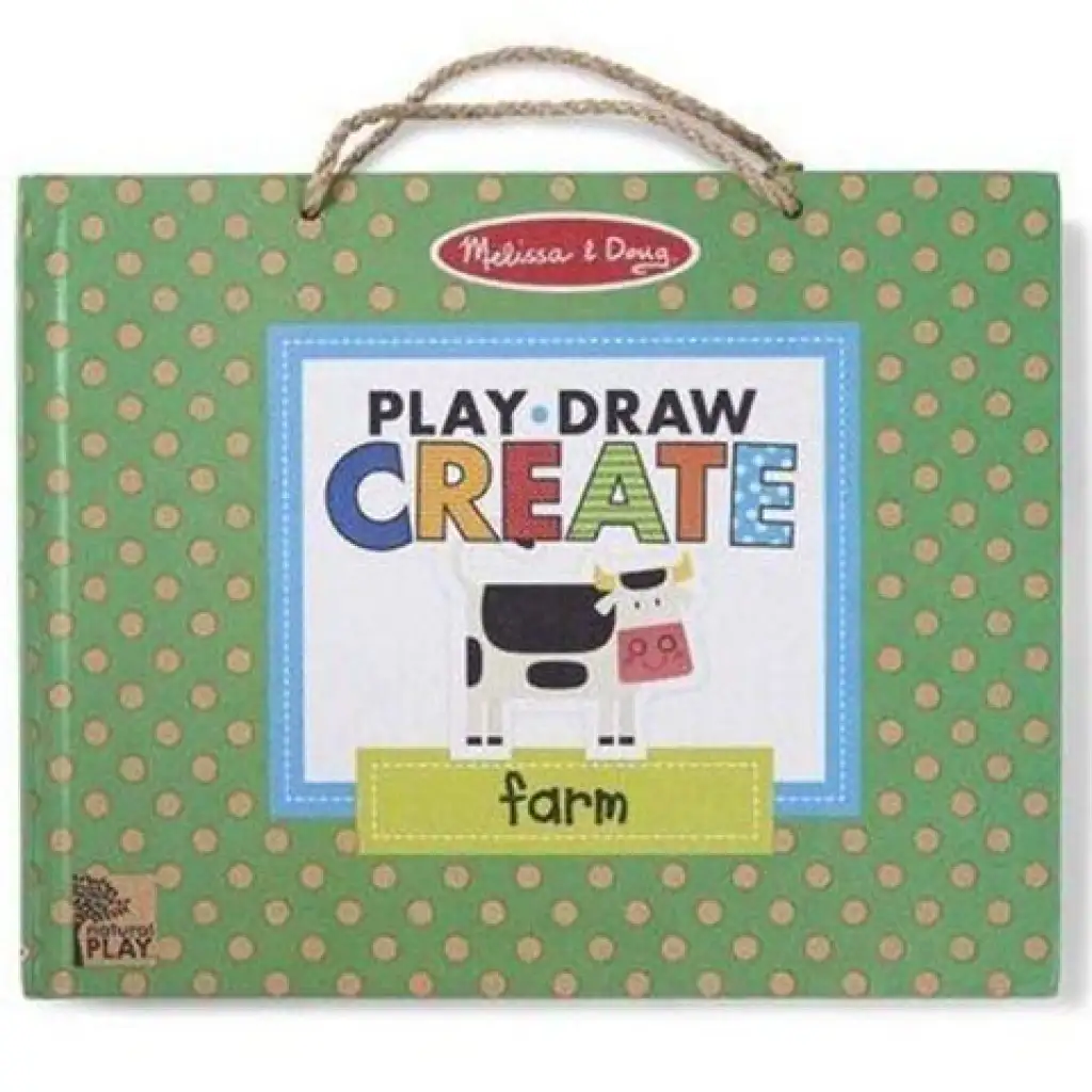 Letörölhető rajzoló és mágneses farm játékkészlet - Melissa & Doug kép 1
