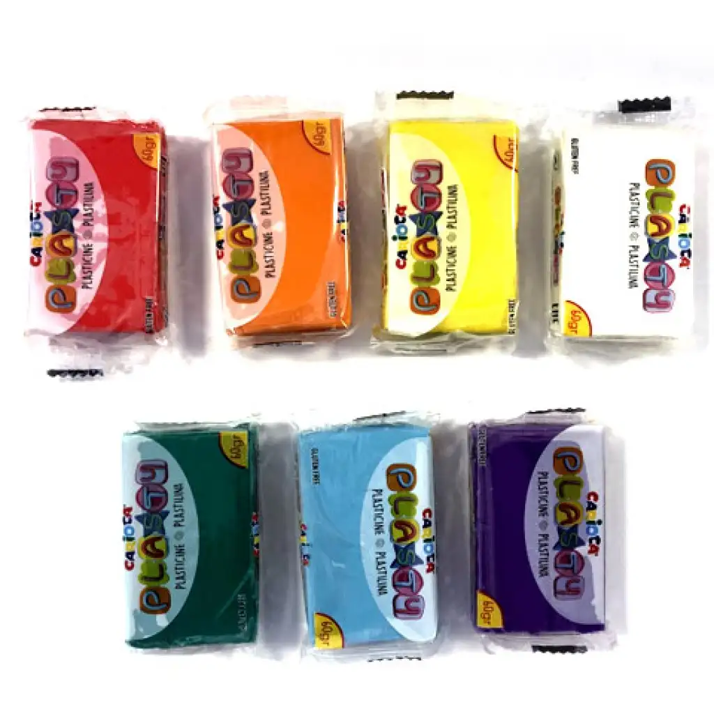 Modellező gyurma többféle változatban 60gr 1db - Carioca kép 1