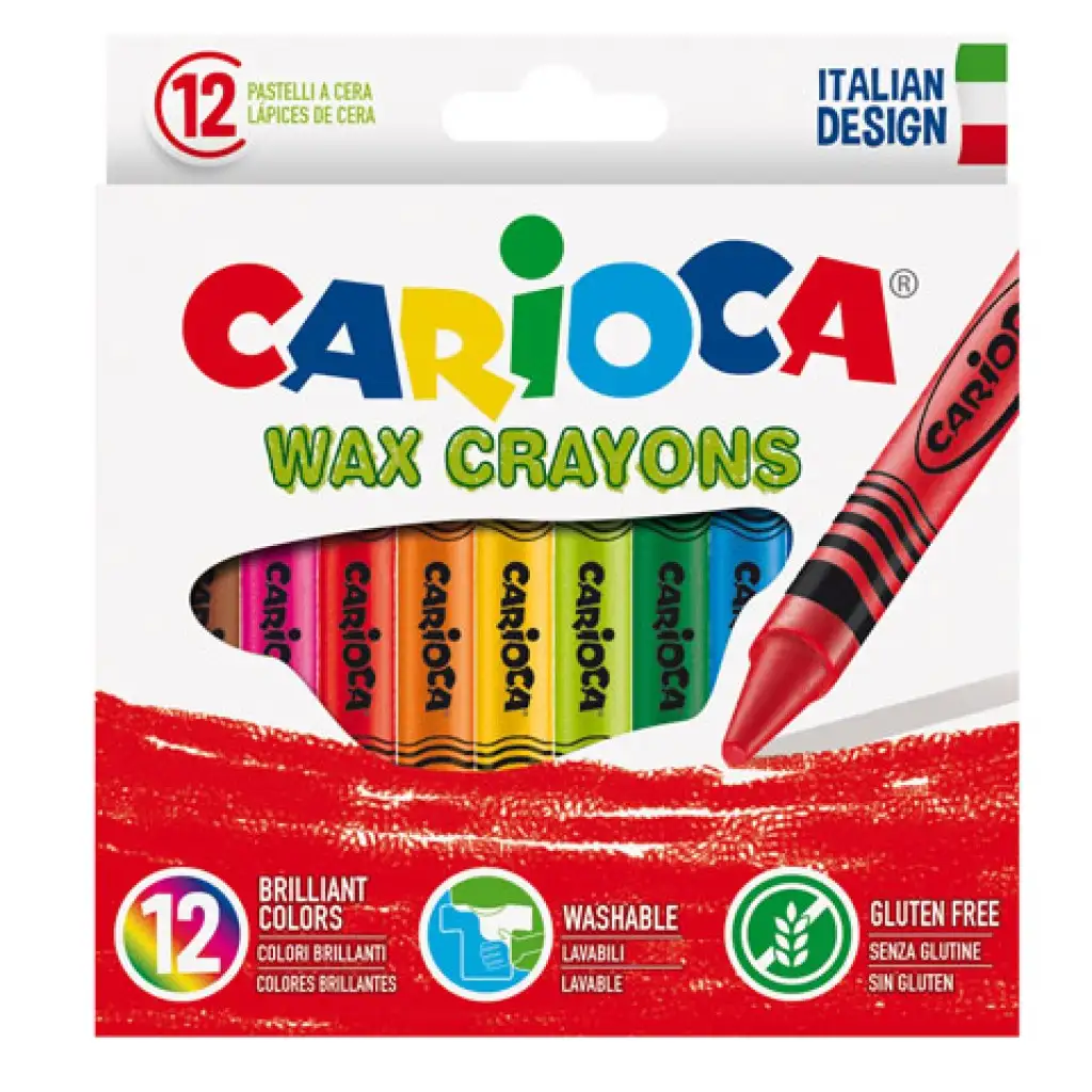 Zsírkréta készlet 12db - Carioca kép 1