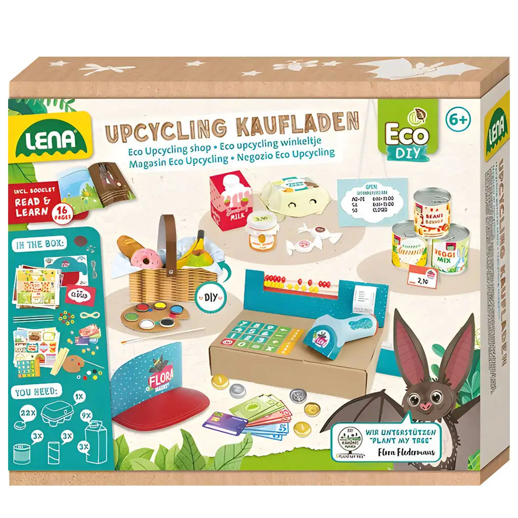 LENA: ECO szupermarket készítő kreatív játékszett kép 1