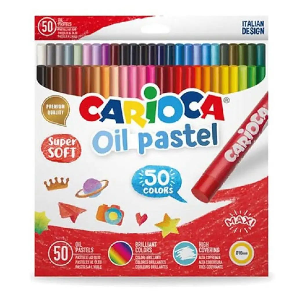 50 db-os olajpasztell kréta szett - Carioca kép 1