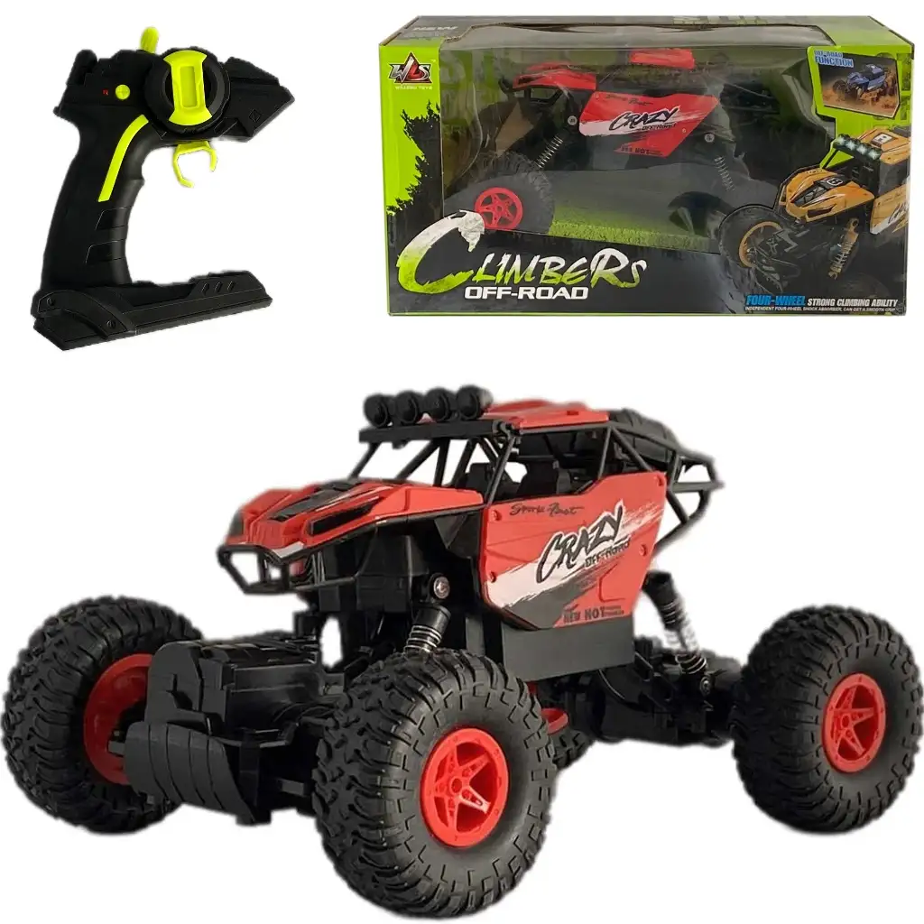 RC Távirányítós hegymászó Off-Road terepjáró háromféle színben 2,4GHz 25cm kép 1