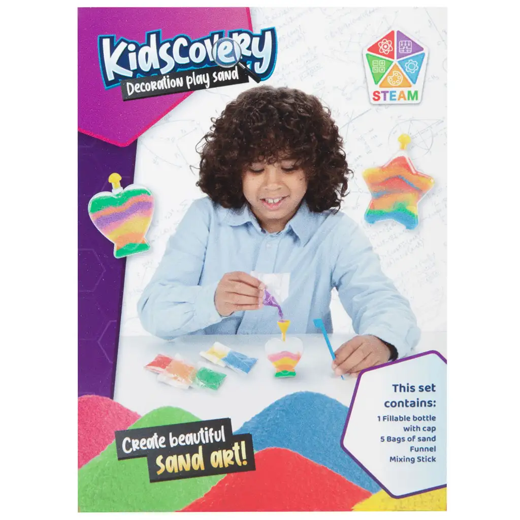 Kidscovery: Sand Art homok művészet kezdő szett kép 1