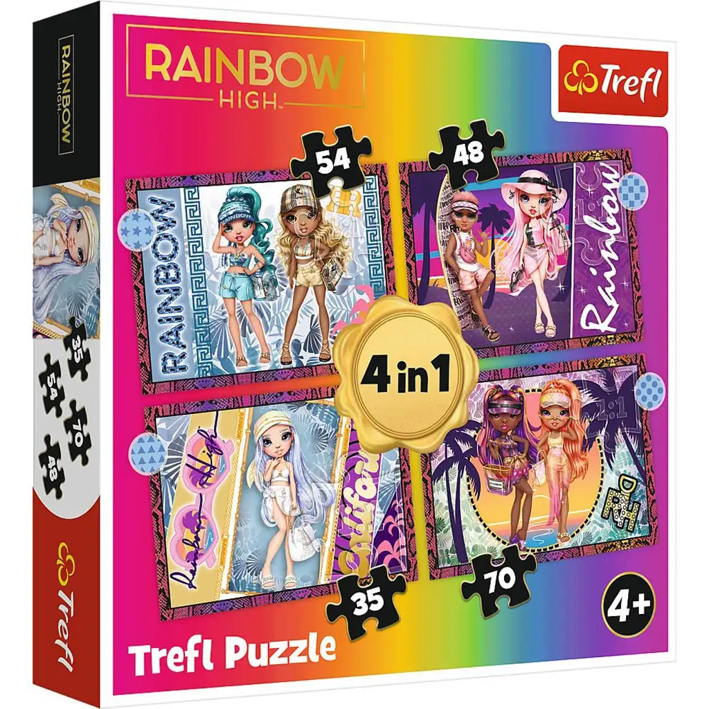 Rainbow High 4 az 1-ben puzzle - Trefl kép 1