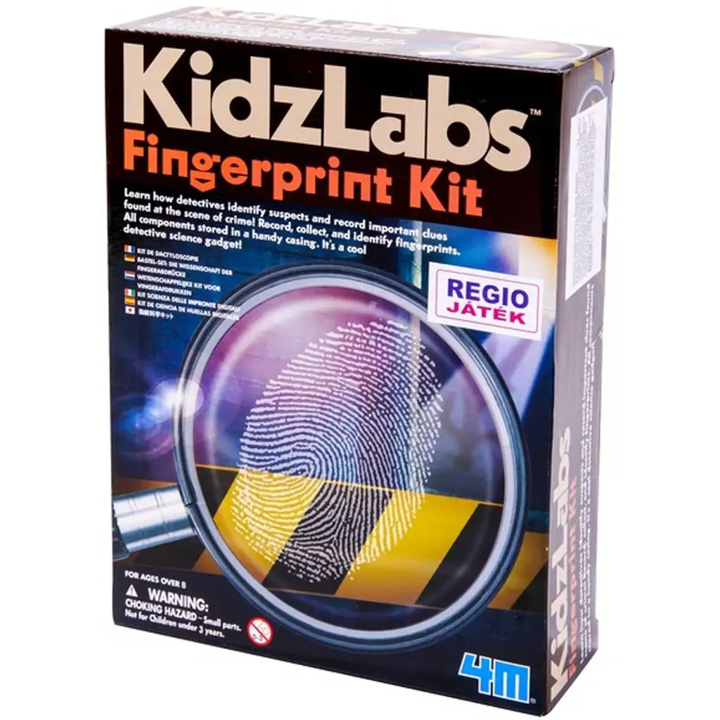 KidzLabs Ujjlenyomat Rögzítő Készlet – Legyél Te is nyomozó! kép 1